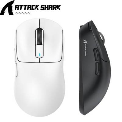 ATTACK SHARK  X3 Gaming-Maus, BT/2.4G kabellos/kabelgebunden, extrem leicht