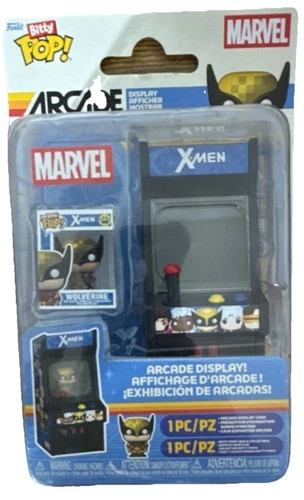Funko Bitty Pop! Marvel X-Men Wolverine Vinyl Figure Arcade Display Case