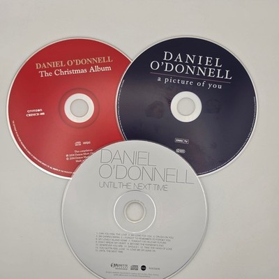 Daniel O'Donnell CD Lot of 3 Christmas Album Picture of You Until The Next Time