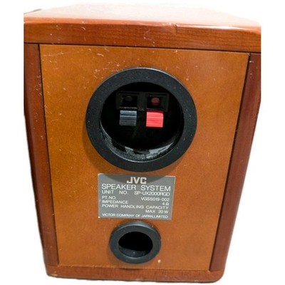 JVC Sp-ux2000rgd Cherry Wood Mini Bookshelf 1 Speaker 20w 4 Ohms