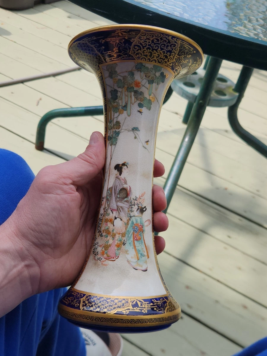 萨摩在日本古董花瓶| eBay