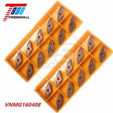 20PCS VNMG332/VNMG160408 Carbide Turning Insert Cutting Blade for Lathe Holder