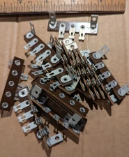 Phenolic 3 Lug Solder Terminal Wiring Strips With Legs Lot of 5