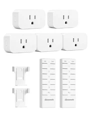 DEWENWILS Remote Control Outlet with All On/Off Button, Indoor Outlet... 