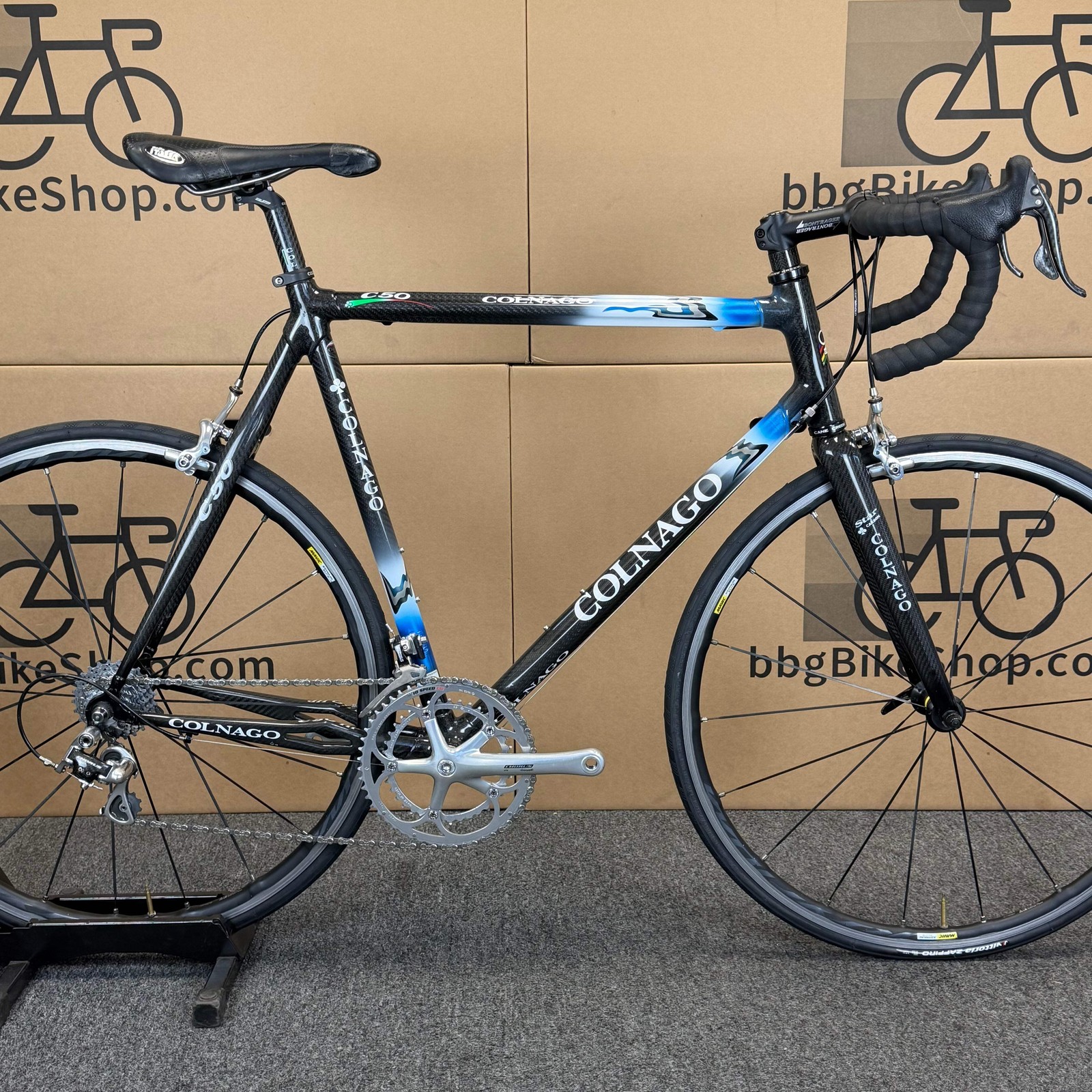 Used Colnago C50, Carbon Fiber Road Bike, Campagnolo Chorus, 58cm