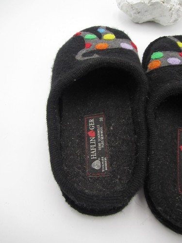 Haflinger women's AR Jack wool Slippers Women's Size 38/ 8 Women's / 6 men - Picture 8 of 10