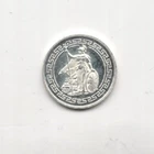 BRITTANIA TRADE INGOT BULLION ART ROUND 1 GRAM .999 FINE SILVER 99% SILVER