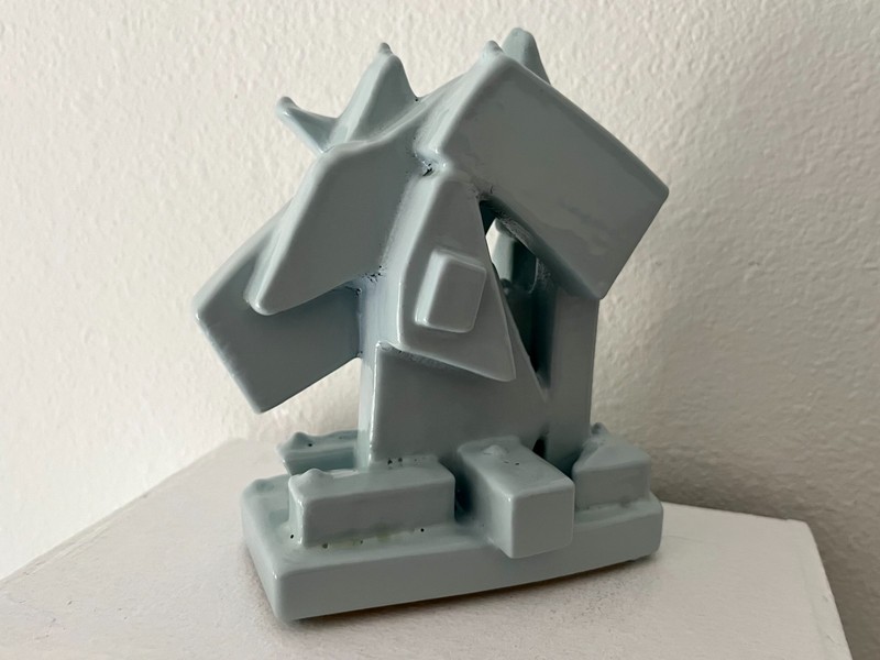 Original Abstract Sculpture No Reserve Neo Constructivism Cubism Modernism OOAK