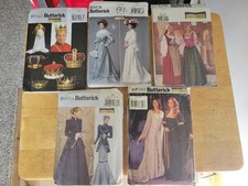 Vintage Butterick Making History Costume Sewing Patterns: Uncut - You Choose