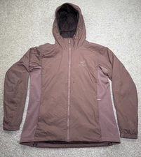 Arcteryx Women Large Brown Atom LT Hoody Lightweight Hiking Outdoor Jacket