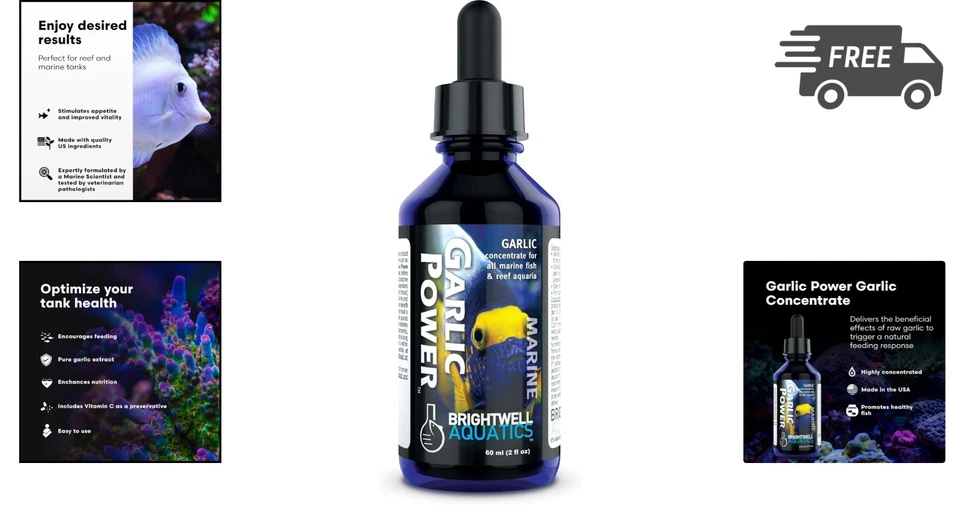 Complemento alimenticio para peces extracto de ajo para acuario mejora la respuesta de alimentación Foto 2 de 4