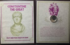 307-337 AD Rome Constantine The Great Ancient Coin W/COA