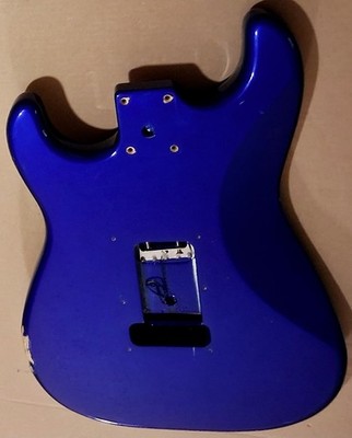 Fender Squier Affinity Strat body Strat 1 9/16 Metallic Blue relic