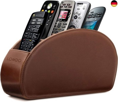 Londo Fernbedienungshalter mit 5 Taschen - Platz für DVD, Blu-Ray, TV, Roku 