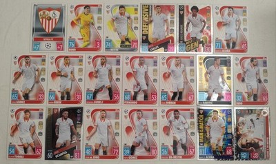 Match Attax 21/22 Sevilla FC Team Set Full Alle 20 Karten 2021/2022