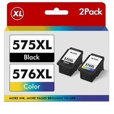 SET Patronen für Canon PG-575 CL-576 XL PIXMA TS3750i TS3550i TR4750i TR4751i XL