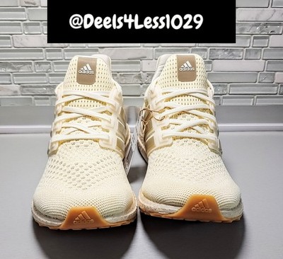 Adidas UltraBoost 1.0 Running Womens Warm Vanilla Cyber Metallic JS1265