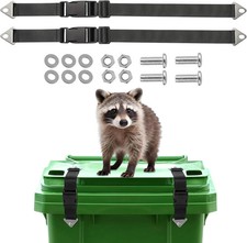 Trash Can Locks for Animals,2PCS Garbage Can Locks for Animals,Raccoon Bear Proo