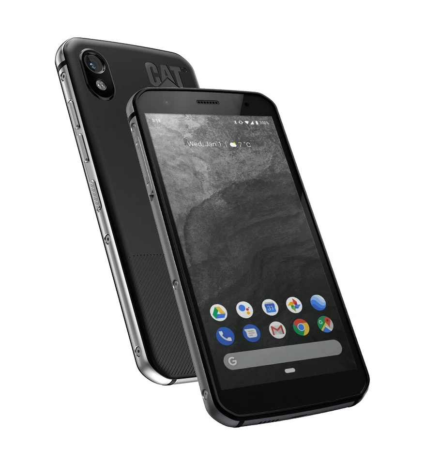 CAT S52 5.65" Dual SIM 4G Unlocked Android 9 4GB/64GB 3100mAh Black Rugged Phone - Immagine 3 di 4