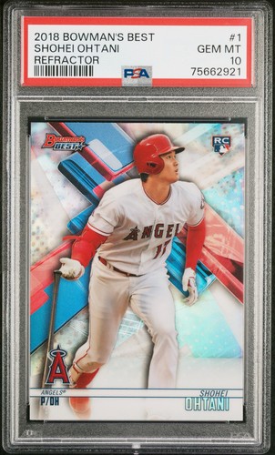 2018 Bowman's Best Shohei Ohtani Refractor #1 Rookie RC PSA 10