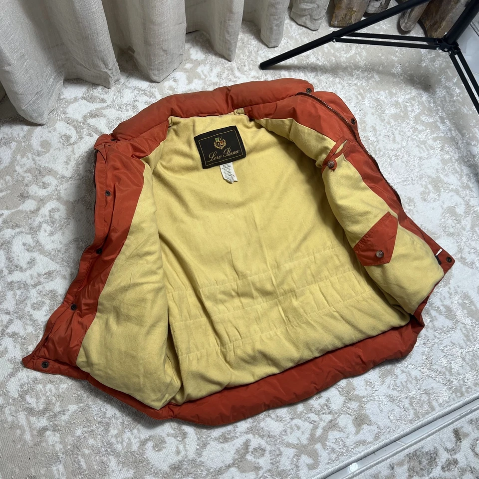 Chaleco relleno de plumón Loro Piana Vinage para hombre talla M Foto 3 de 4