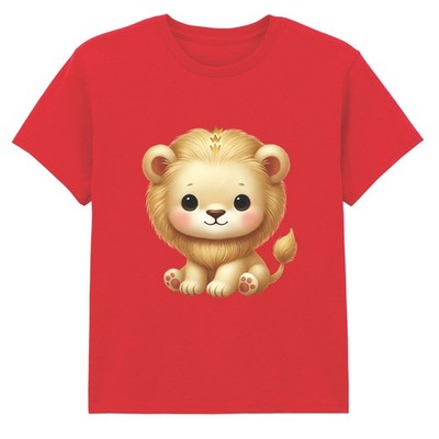Kleiner König Löwe Jungtier Jungen Mädchen Kinder T-Shirt Löwe Geburtstag Geschenk für Kinder