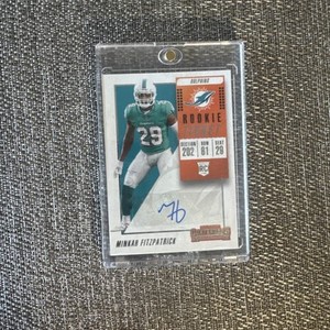 2018 Panini Contenders Rookie Ticket Auto #247 Minkah Fitzpatrick Steelers RC