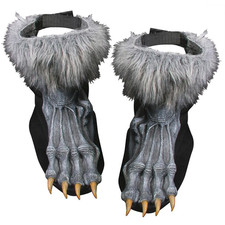 Werewolf Shoe Cover Adult Grey - Fun World