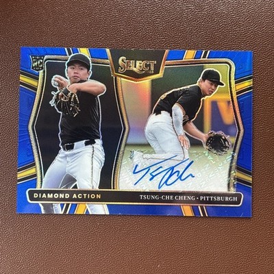 🪶2025 Panini Select - Diamond Action Signatures Tsung-Che Cheng Blue /49