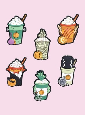 Loungefly Universal Monsters Character Latte Blind Box Scented Pin - Full Set 6