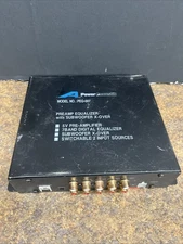 Power Acoustik Pew-007 Preamp Equalizer With Subwoofer X-over Untested