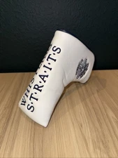 Whistling Straits Putter Blade Headcover-Navy Blue/White
