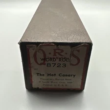 QRS player piano Word roll 8723 the hot Canary