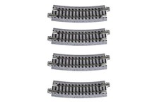 KATO N Gauge Curved Track R315-15 4 Tracks 20-121 Model Railroad Supplies NEW