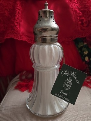 Lady Primrose Tryst Dusting Silk 3 Ounces Glass Shaker NEW