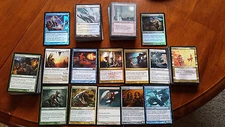 200 Magic the gathering cards with 15 rares and a Mythic rare included cny