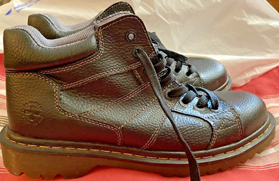 Dr. Martens Harrisland Pebbled Leather Boots Black Men s Size 10 Air Cushion