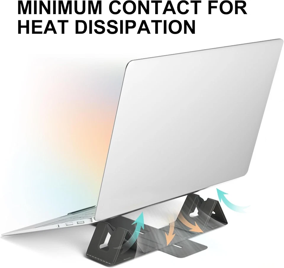 MAGNETIC ADJUSTABLE TRAVEL LAPTOP STAND FOR DIGITAL NOMADS & BUSINESS TRAVELERS - Image 3 of 4