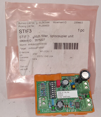 1 NEW EAE EAE-A/RL-Nr STIF3 A-Nr:EB81093 BOARD ASSEMBLY NNB ***MAKE OFFER***