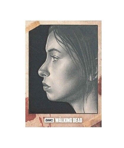1/1 Sketch Card Artist Proof Topps Walking Dead Season 8 Enid Stephanie Rosales - Picture 3 of 3