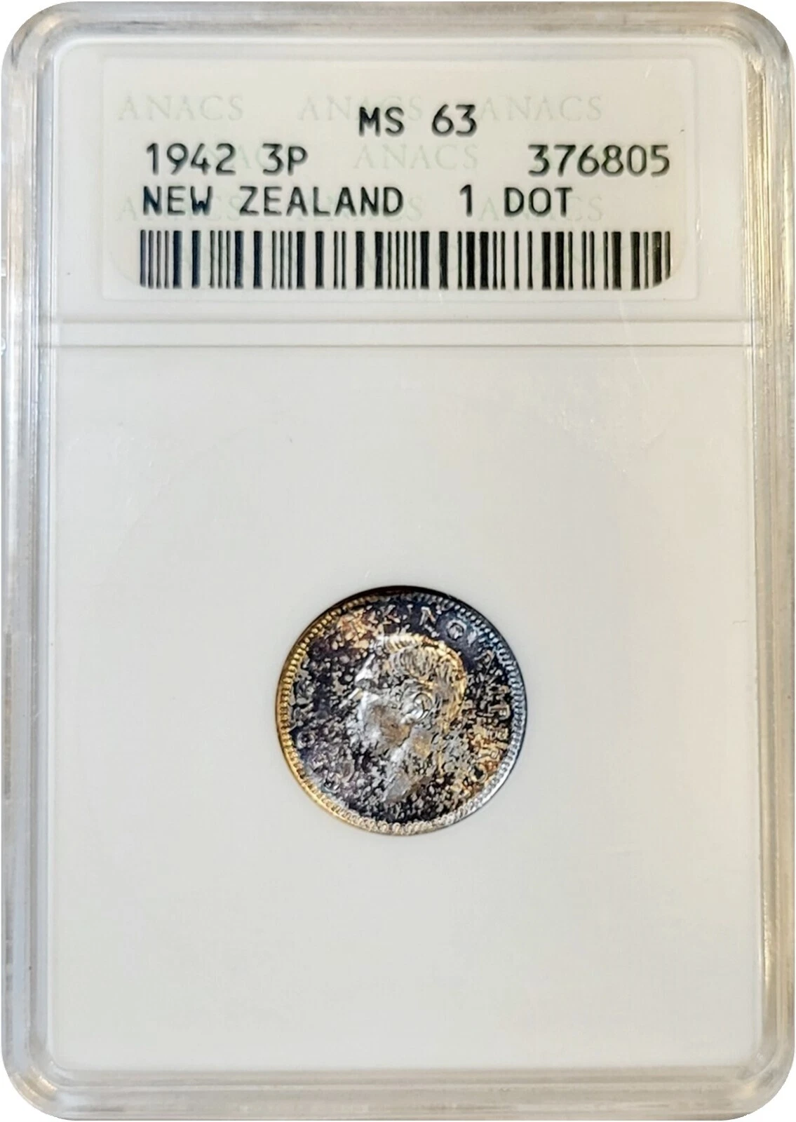 1942 Year New Zealand Silver Coins