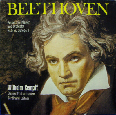 LP Ludwig van Beethoven , Wilhelm Kempff , Berliner Philharmon Konzert Für Klav