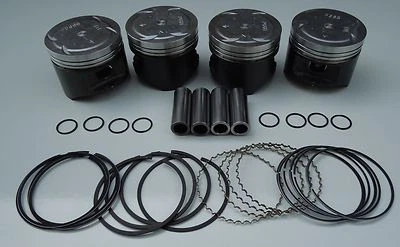 NIPPON RACING HIGH COMP FULL FLOATING JDM HONDA PG6 PISTONS RINGS D16 75.5MM - Image 1 of 3