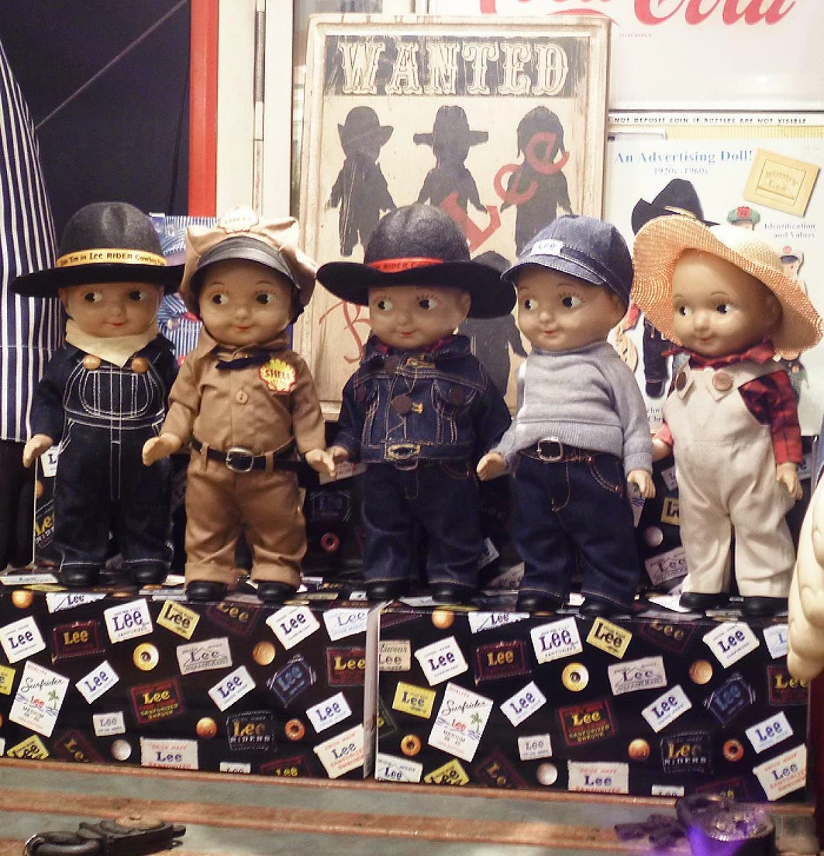 Buddy Lee Doll Japan Limited Edition 5 Complete Set with doll