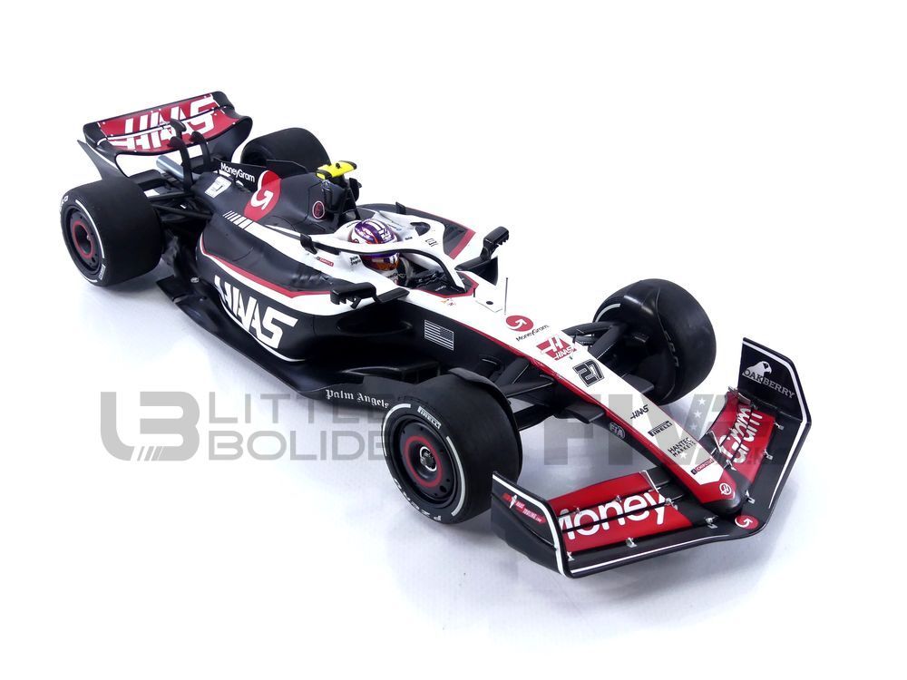 F1 ミニチャンプス1/18 ハース　haas マグネッセン　バーレーン2022 Minichamps 1:43 Kevin Magnussen Haas VF-22 #20 5位