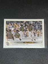 2022 Topps Series 1 FERNANDO TATIS JR #125 SLAM DIEGO RETURNS CHECKLIST 1-33