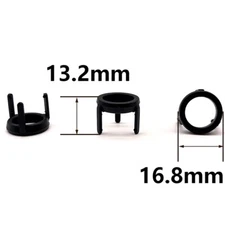 500 PCS Plastic Part Washer Spacer Clip for Fuel Injector Repair Kit 16.8*13.2mm