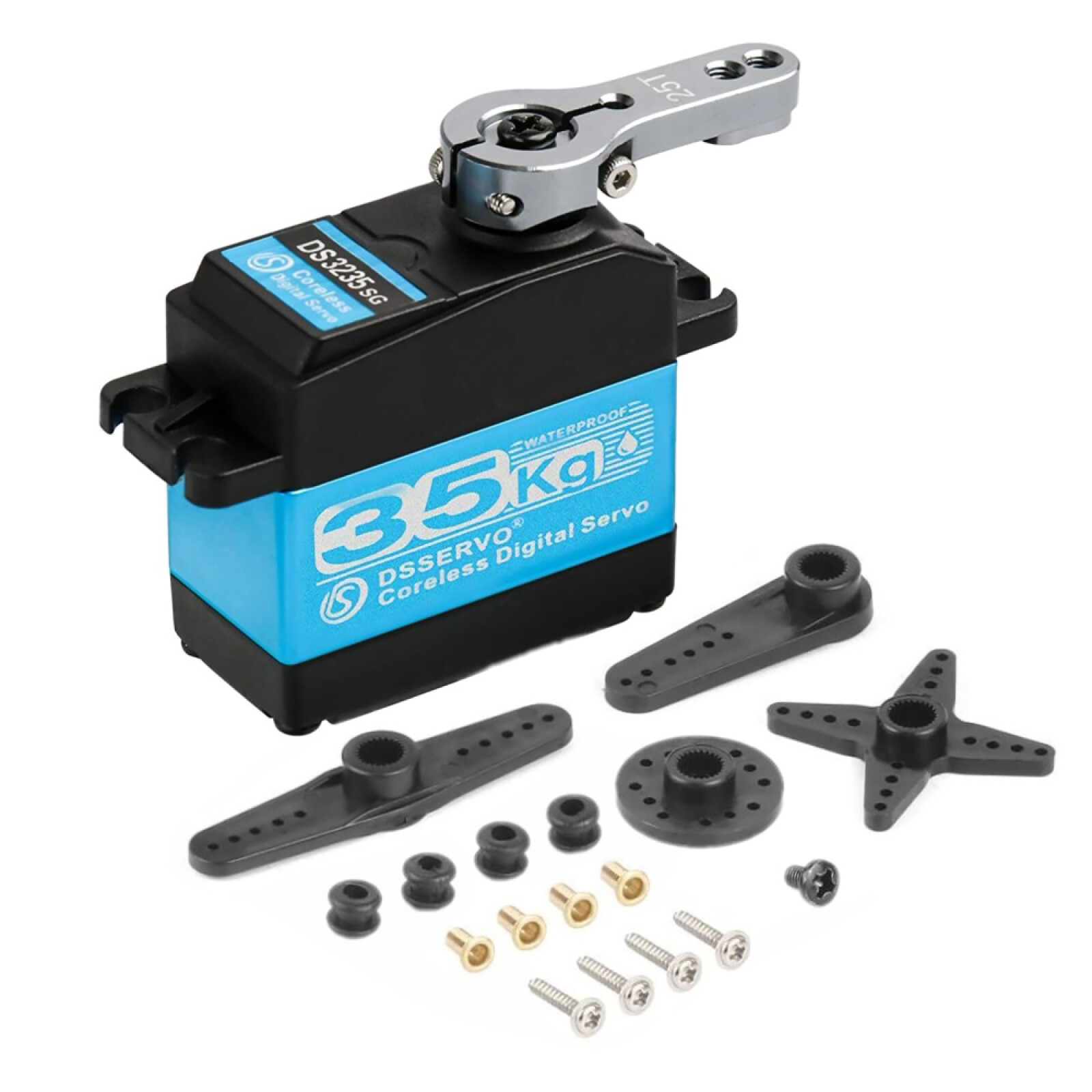 35kg High Torque Coreless Motor Metal Gear Digital Servo for Robotic RC Car N