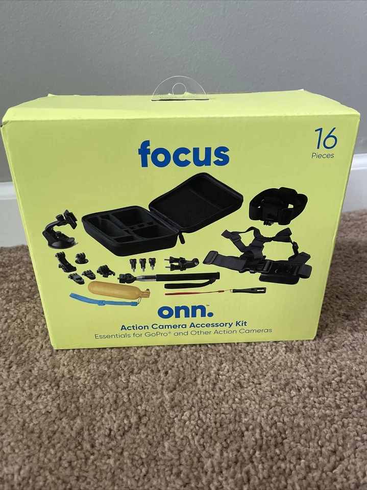 Focus ONN 16 Pieces Action Camera  Accessory Kit. Essential for GoPro And Other - Image 3 of 4