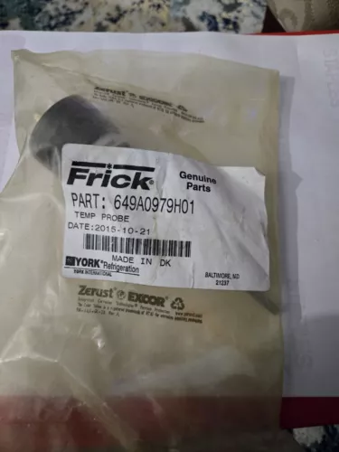 Frick York Refrigeration Temp Prob 649A0979H01.                            (602)